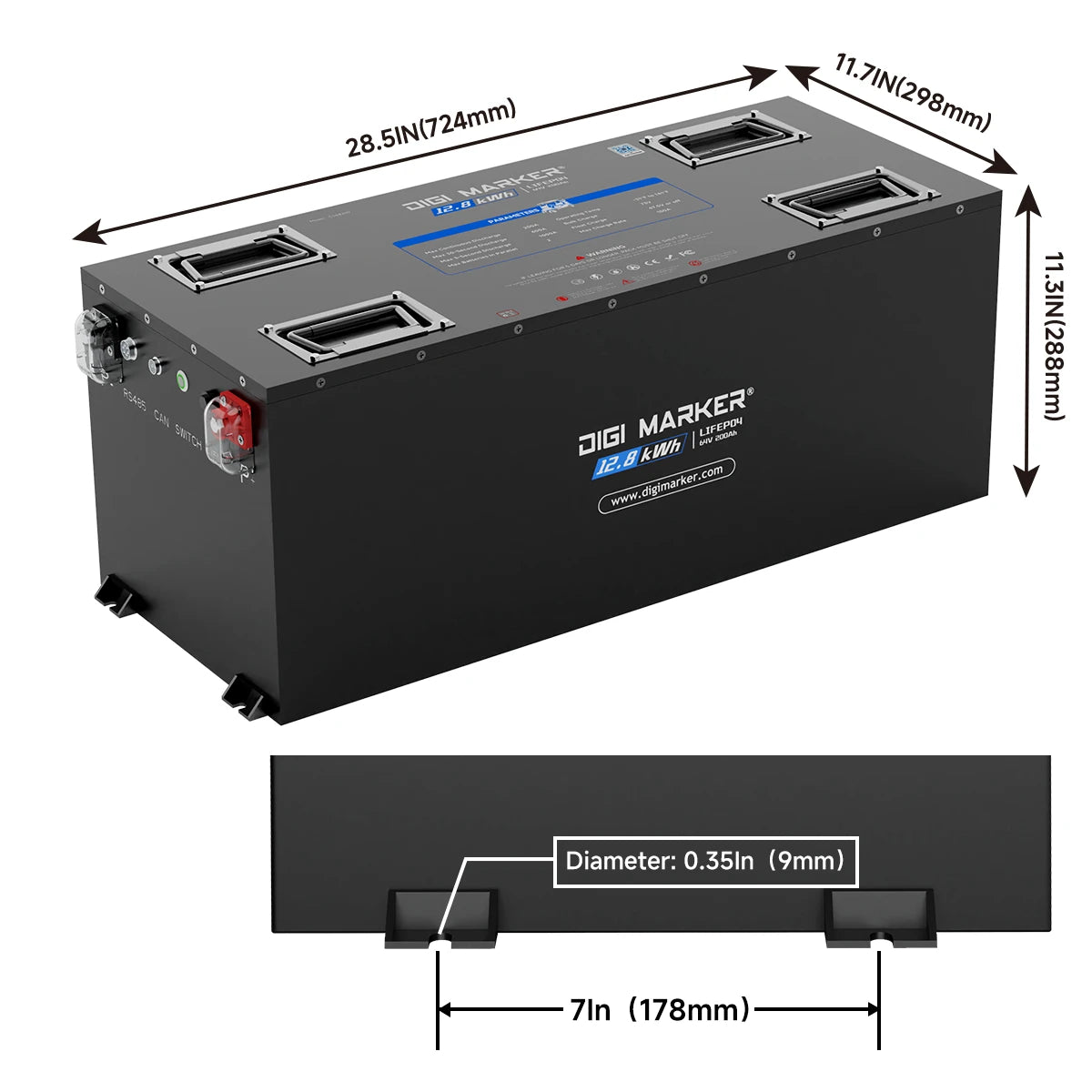 š„DIGI 60V (64V) 200Ah Golf Cart Battery for Moke (40-Day Delivery)