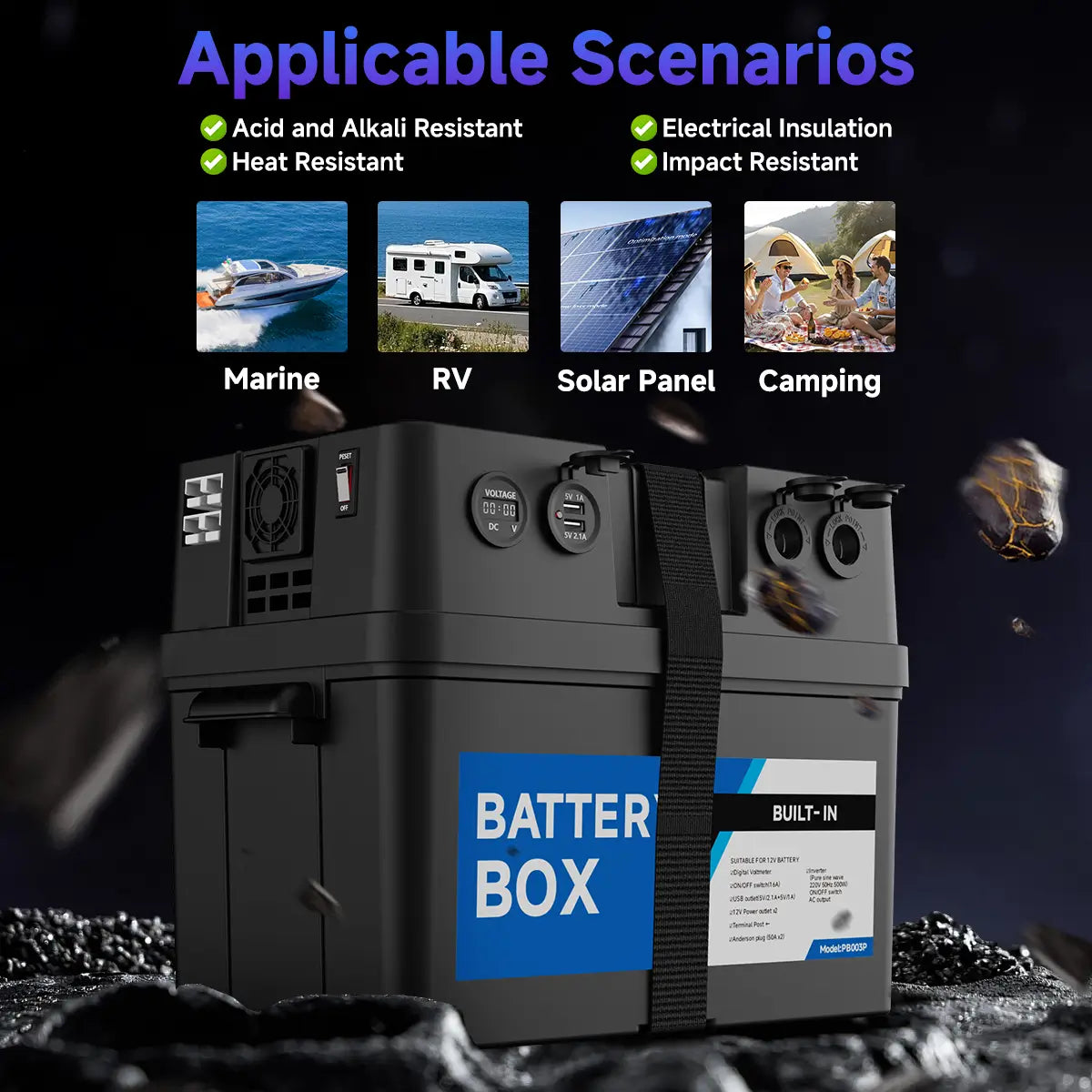 DIGI All-in-One Battery BOX for CN Series 12V 314Ah