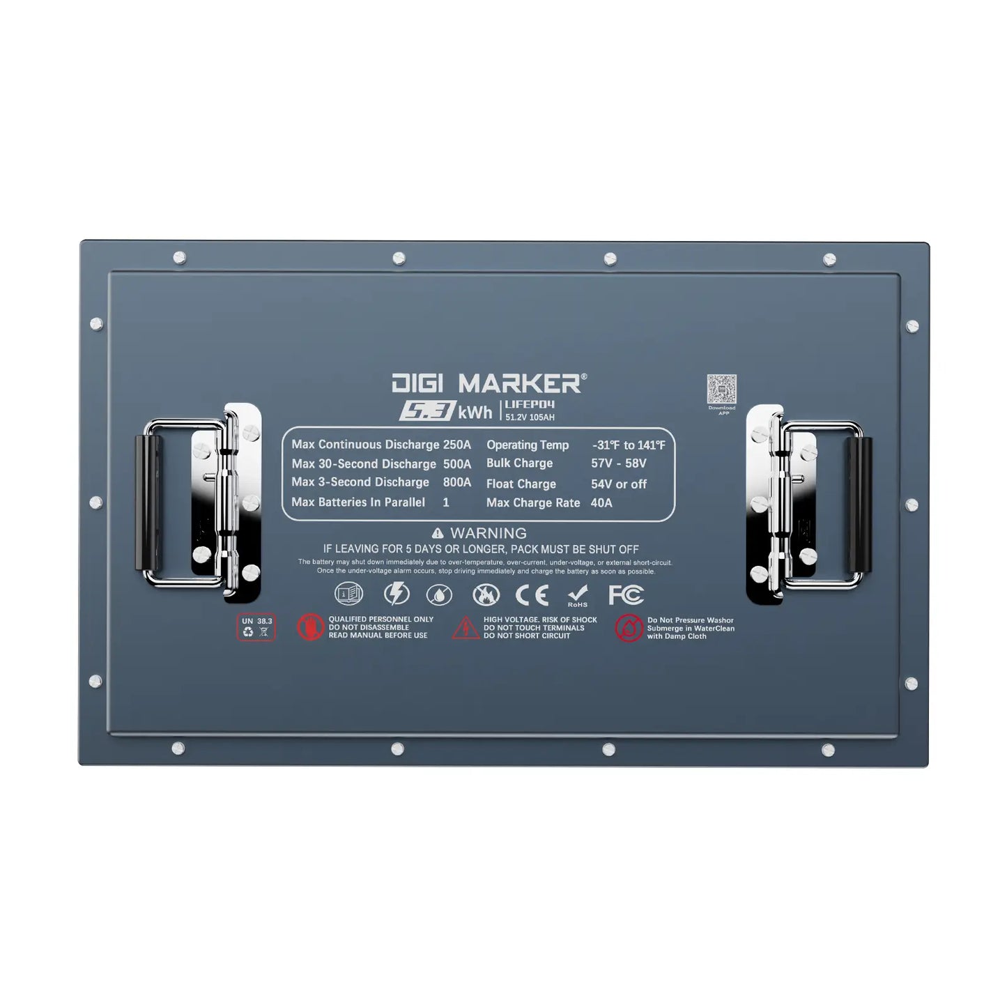 š„DIGI HP 48V 105Ah Golf Cart Lifepo4 Lithium Battery