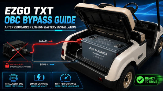 How to Bypass the OBC on a 2004 EZGO TXT (PDS 36V) for DigiMarker Lithium Upgrades