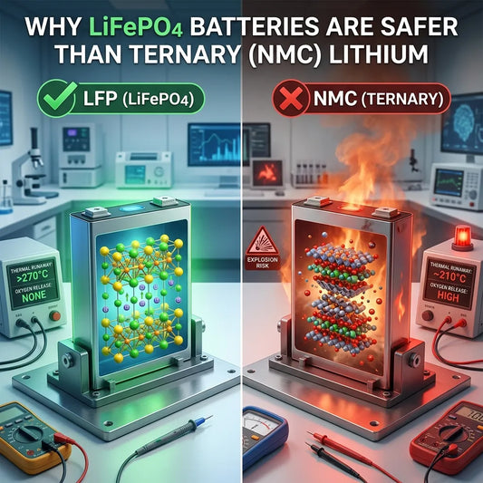 Why LiFePO4 Batteries Are Safer Than Ternary (NMC) Lithium