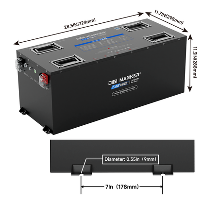 🔥 Digi Marker 48V 150Ah LiFePO4 Golf Cart Battery