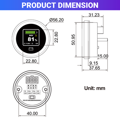 Digimarker Round Smart Meter Is Compatible with CS and CS Plus Series.