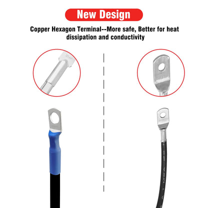 DIGI 4 AWG Battery Cables Copper Battery Inverter