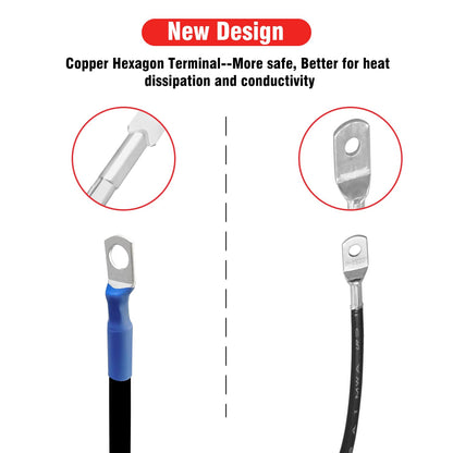 DIGI 4 AWG Battery Cables Copper Battery Inverter