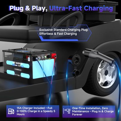 🔥DIGI CS-Plus 48V 67Ah-Golf Cart Lithium Battery
