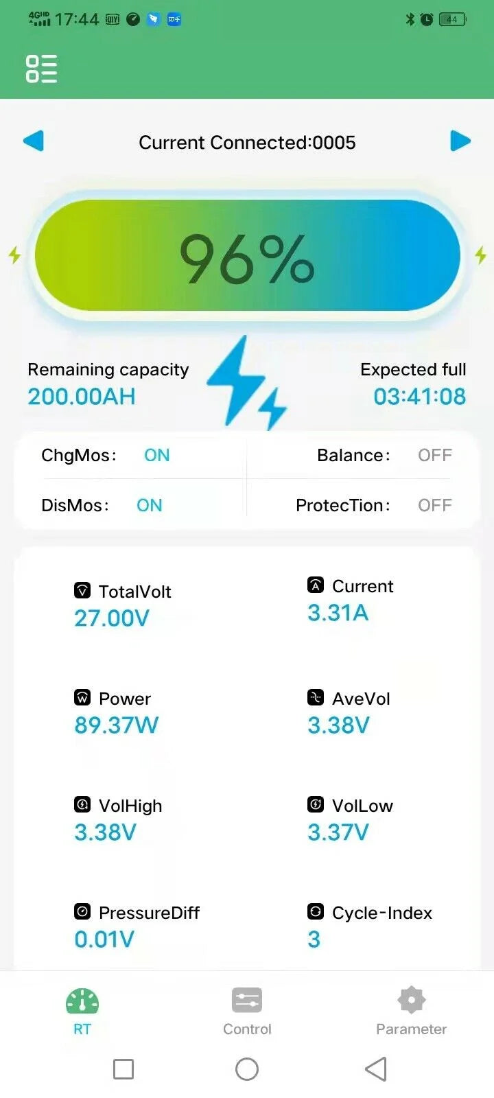 12.8V 100Ah LiFePO4 Battery 1280Wh With Bluetooth