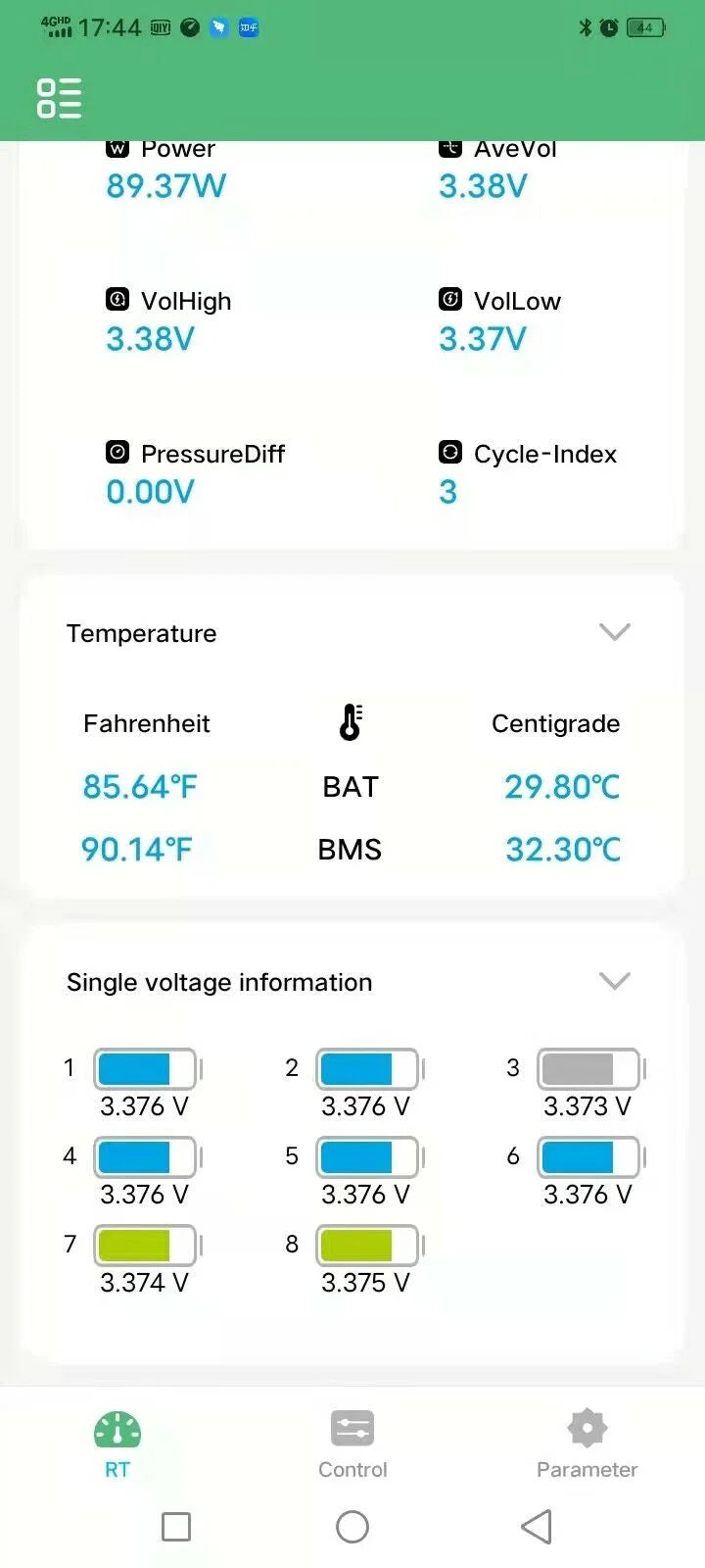 12.8V 100Ah LiFePO4 Battery 1280Wh With Bluetooth