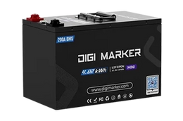 DIGI 12.8V 314Ah Mini LiFePO4 Battery 200A BMS 4.02 kWh