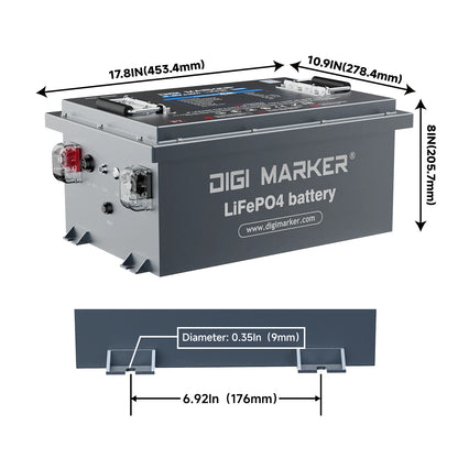 🔥DIGI CS 36V 100Ah Mini-Golf Cart Lithium Battery