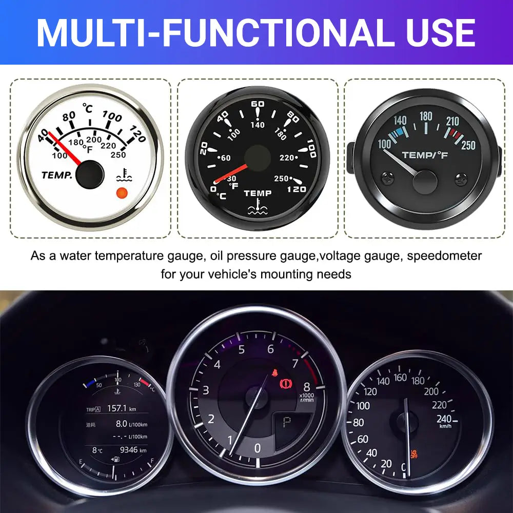DIGI Single Gauge Mounting Panel, 2.1 Inch Gauge Mounting Panel Bracket Pod with Single Hole