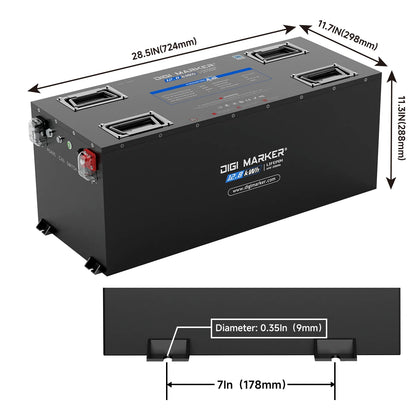 🔥DIGI 60V (64V) 200Ah Golf Cart Battery for Moke (40-Day Delivery)