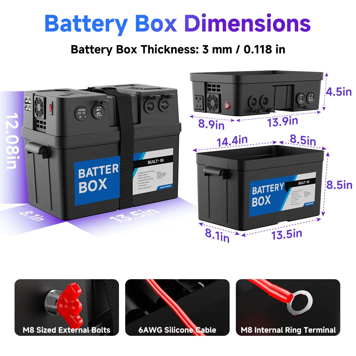 DIGI All-in-One Battery BOX for CN Series 12V 314Ah