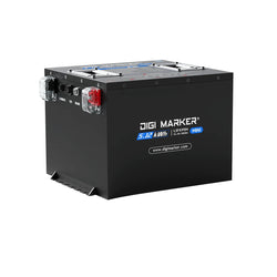 DIGI CS-Plus Mini 48V 100Ah Golf Cart Lithium Battery, Smart Charger, Mini Lithium Battery for Street-Legal Carts & Tight Trays