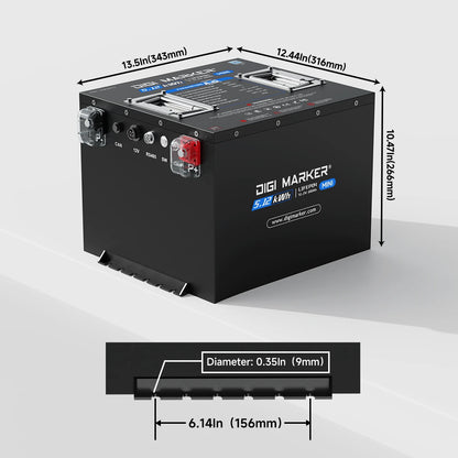 🔥DIGI CS-Plus Mini 48V 100Ah Golf Cart Lithium Battery