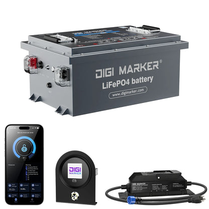🔥DIGI CS-Standard 36V 100Ah Golf Cart Lithium Battery