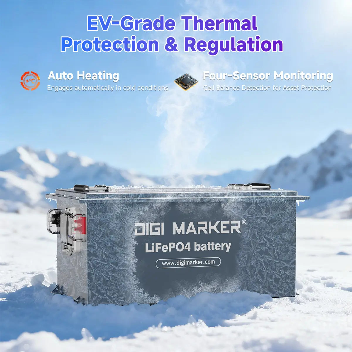 🔥DIGI HP 48V 105Ah Golf Cart Lifepo4 Lithium Battery