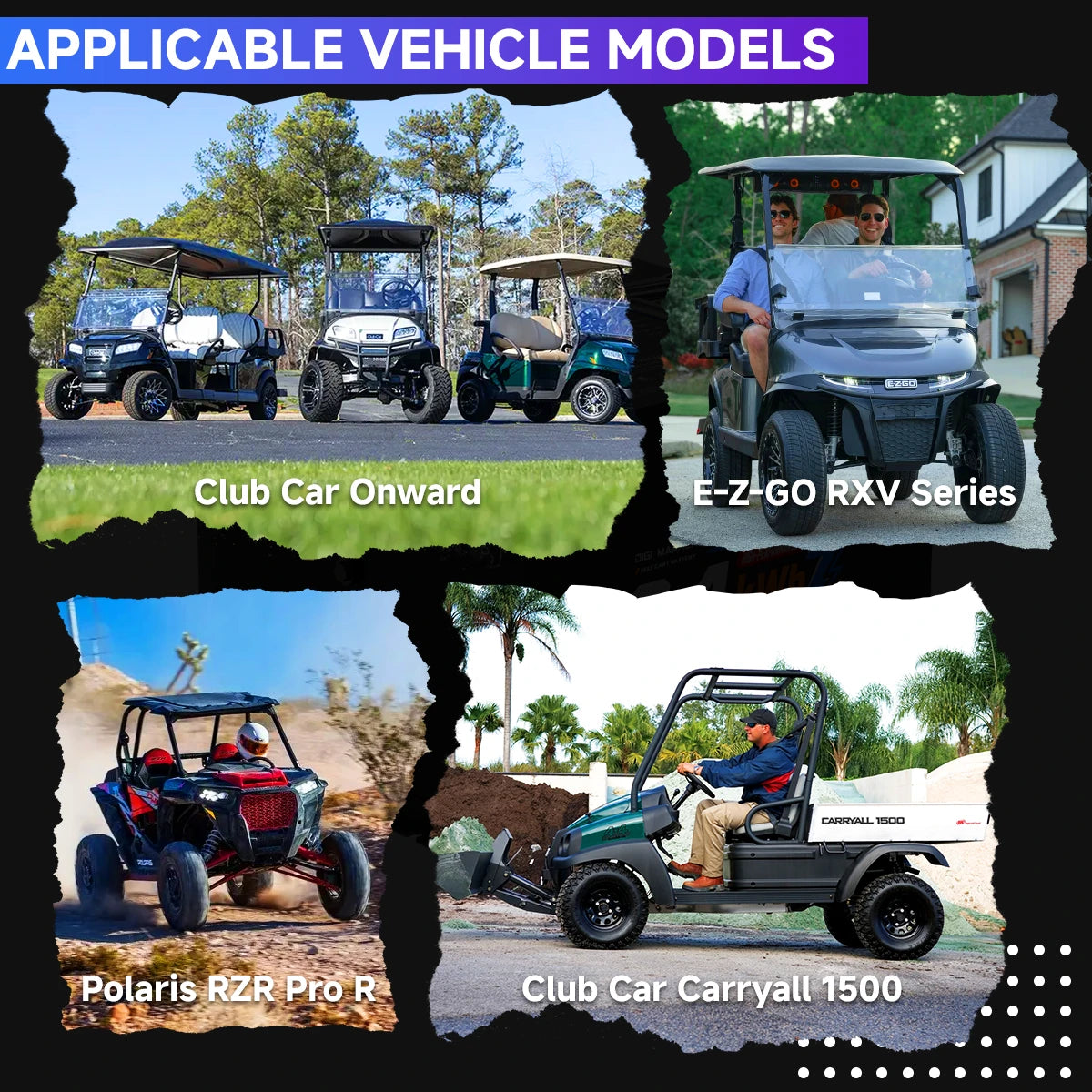🔥DIGI HP 48V 125Ah Mini-Golf Cart Lithium Battery