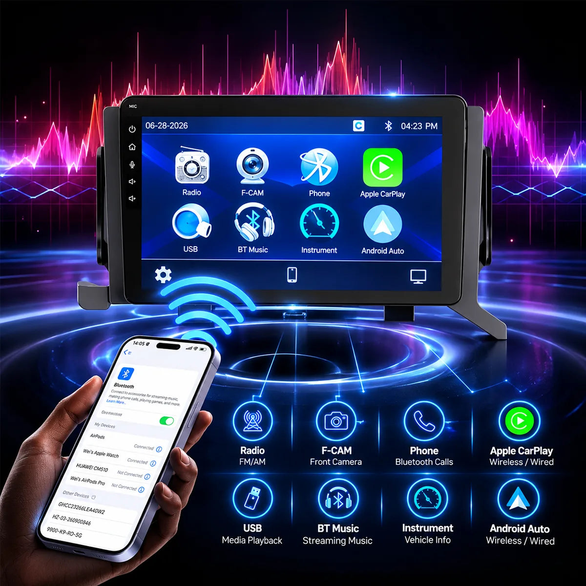 Digi Marker Multimedia In-Vehicle Instrument Cluster