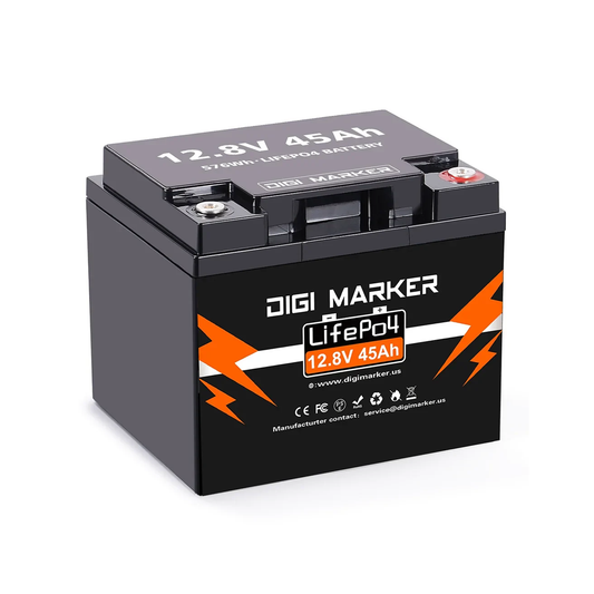 12.8V 45Ah LiFePO4 Battery 576Wh